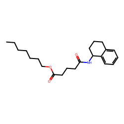Glutaric acid, N-(1,2,3,4-tetrahydronaphth-1-yl)-, heptyl ester