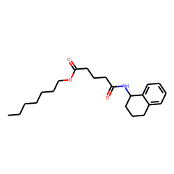 Glutaric acid monoamide, N-(1,2,3,4-tetrahydronaphth-1-yl)-, heptyl ester