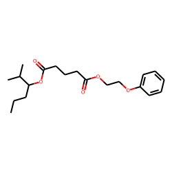 Glutaric acid, 2-methylhex-3-yl 2-phenoxyethyl ester