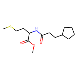 l-Methionine, N-(3-cyclopentylpropionyl)-, methyl ester