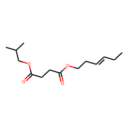 Succinic acid, cis-hex-3-enyl isobutyl ester