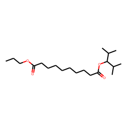 Sebacic acid, 2,4-dimethylpent-3-yl propyl ester