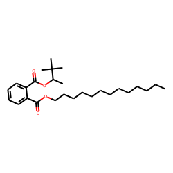 Phthalic acid, 3,3-dimethylbut-2-yl tridecyl ester