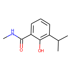 Benzamide, 2-hydroxy, 3-(1-methylethyl), N-methyl