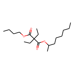 Diethylmalonic acid, butyl 2-octyl ester