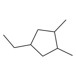1-cis-2-dimethyl-trans-4-ethylcyclopentane