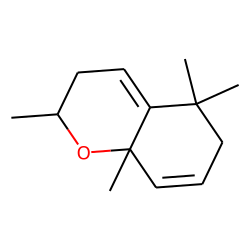 2H-1-Benzopyran, 3,5,6,8a-tetrahydro-2,5,5,8a-tetramethyl-, trans-