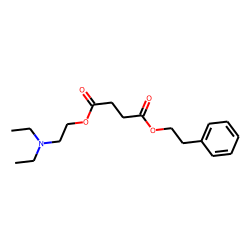 Succinic acid, phenethyl N,N-diethyl-2-aminoethyl ester