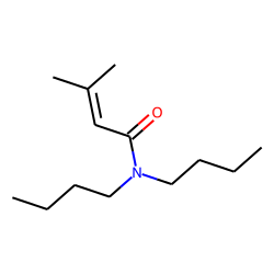 But-2-enamide, N,N-dibutyl-3-methyl-
