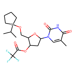 Thymidine, 3'-O-TFA, 5'-O-cyclotetramethylene-isopropylsilyl