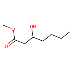 Heptanoic acid, 3-hydroxy-, methyl ester