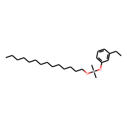 Silane, dimethyl(3-ethylphenoxy)tetradecyloxy-