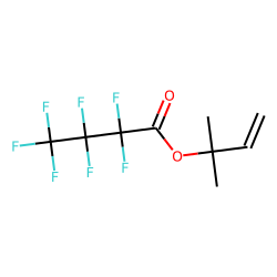 2-Methyl-3-buten-2-ol, heptafluorobutyrate