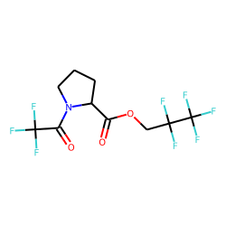 L-Proline, N-trifluoroacetyl-, 2,2,3,3,3-pentafluoropropyl ester