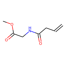Vinylacetylglycine, methyl ester