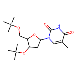Thymidine, 3',5'-bis-O-TMS