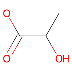 MeCH(OH)CO2 anion