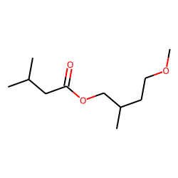 Isovaleric acid, 4-methoxy-2-methylbutyl ester
