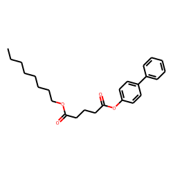 Glutaric acid, 4-biphenyl octyl ester