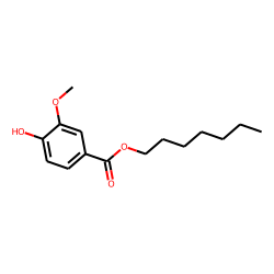 Vanillic acid, heptyl ester
