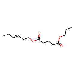 Glutaric acid, propyl trans-hex-3-enyl ester
