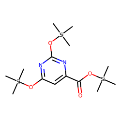 4-Pyrimidinecarboxylic acid, 2,6-bis(trimethylsiloxy)-, trimethylsilyl ester