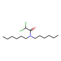 Dichloroacetamide, N,N-dihexyl-