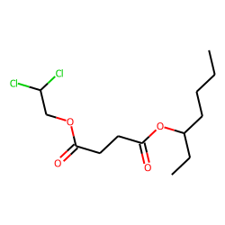 Succinic acid, 2,2-dichloroethyl 3-heptyl ester