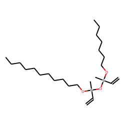 Silane, methylvinyl(heptyloxy)(methylvinylundecyloxysilyloxy)-