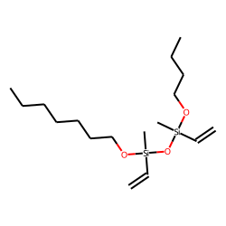 Silane, methylvinyl(heptyloxy)(methylvinylbutoxysilyloxy)-