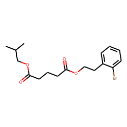 Glutaric acid, 2-(2-bromophenyl)ethyl isobutyl ester