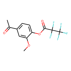 4'-Hydroxy-3'-methoxyacetophenone, pentafluoropropionate