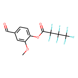 Vanillin, heptafluorobutyrate