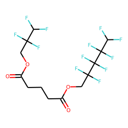 Glutaric acid, 2,2,3,3,4,4,5,5-octafluoropentyl 2,2,3,3-tetrafluoropropyl ester