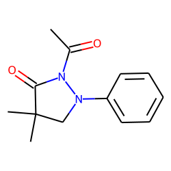 1-Phenyl-2-acetyl-4,4-dimethyl-3-pyrazolidone