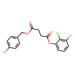Succinic acid, 2,3-dichlorophenyl 4-chlorobenzyl ester