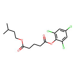 Glutaric acid, 2,4,6-trichlorophenyl 3-methylbutyl ester
