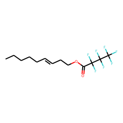 cis-3-Nonen-1-ol, heptafluorobutyrate