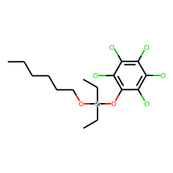 Silane, diethylhexyloxy(pentachlorophenoxy)-
