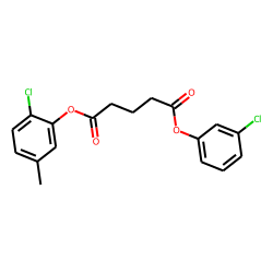 Glutaric acid, 3-chlorophenyl 2-chloro-5-methylphenyl ester