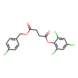 Succinic acid, 2,4,6-trichlorophenyl 4-chlorobenzyl ester
