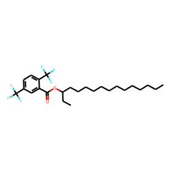 2,5-Di(trifluoromethyl)benzoic acid, 3-hexadecyl ester