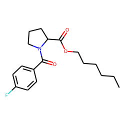 L-Proline, N-(4-fluorobenzoyl)-, hexyl ester