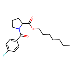 L-Proline, N-(4-fluorobenzoyl)-, heptyl ester
