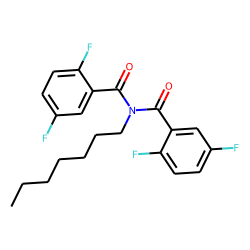 Benzamide, 2,5-difluoro-N-(2,5-difluorobenzoyl)-N-heptyl-