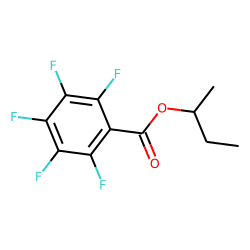 Pentafluorobenzoic acid, 2-butyl ester