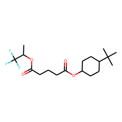 Glutaric acid, 1,1,1-trifluoroprop-2-yl trans-4-tert-butylcyclohexyl ester