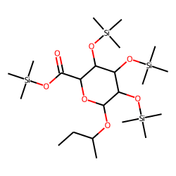 (R)-2-Butyl glucuronide, TMS