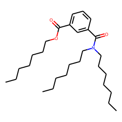 Isophthalic acid, monoamide, N,N-diheptyl-, heptyl ester