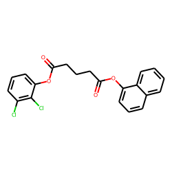 Glutaric acid, 2,3-dichlorophenyl 1-naphthyl ester